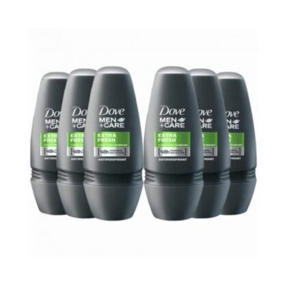 Dove Men+Care Extra Fresh Roll-On Deodorant 6 x 50 ml