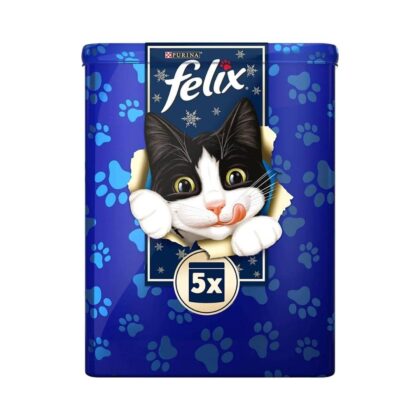 Felix Christmas Tin Cat Treats 300g