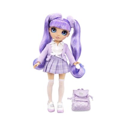 Rainbow High Collectable Fashion Doll Violet Willow 9-Inch (23cm) Purple with Outfit & Accessories
