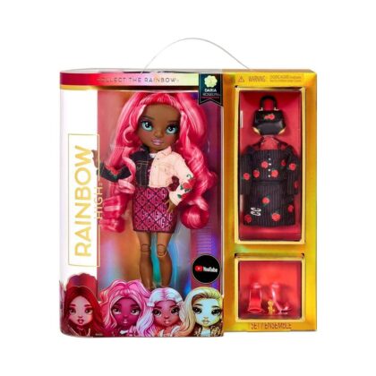 Rainbow High Collectable Fashion Doll DARIA Roselyn with 2 Outfits & Doll Accessories