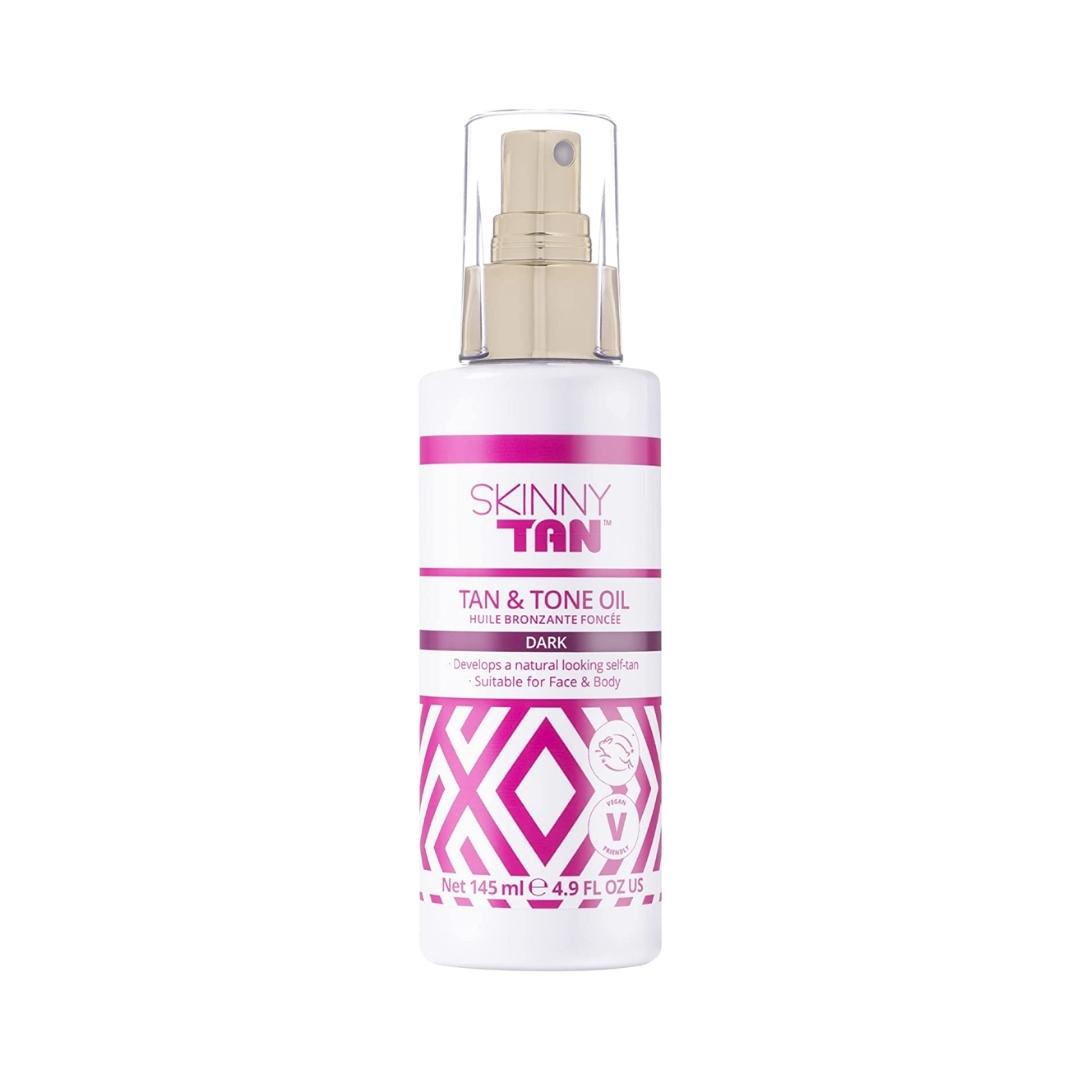 Shop Tan & Tone Oil DARK 145ml by Skinny Tan